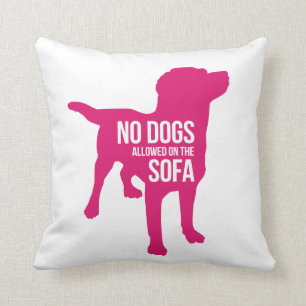 Geen honden op de Sofa Pillow Kussen