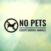 Geen honden toegestaan Decal, geen Pet Sticker (Vel 3)