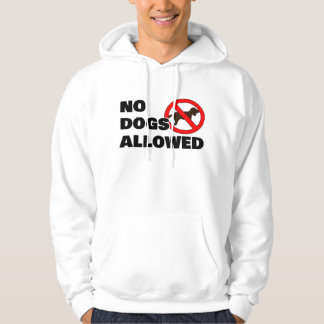 Geen honden toegestaan hoodie