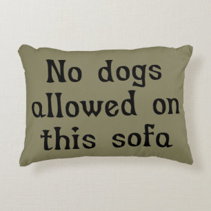 Geen honden toegestaan op deze Sofa Decoratief Kussen