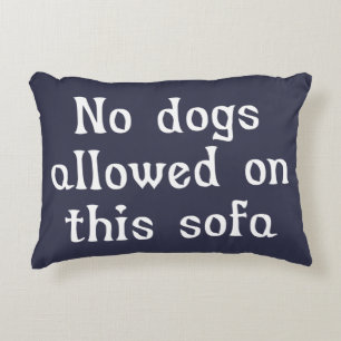 Geen honden toegestaan op deze Sofa Decoratief Kussen