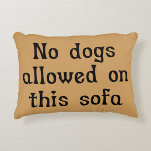 Geen honden toegestaan op deze Sofa Decoratief Kussen