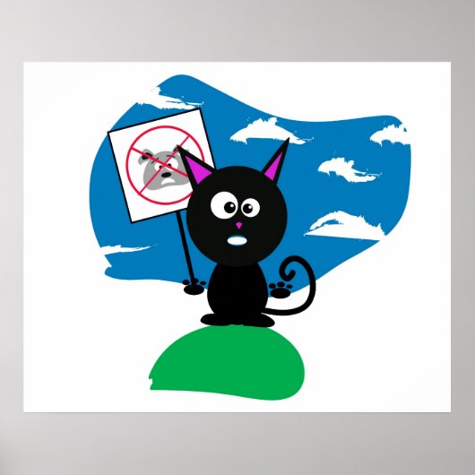 Geen honden toegestaan poster (Voorkant)
