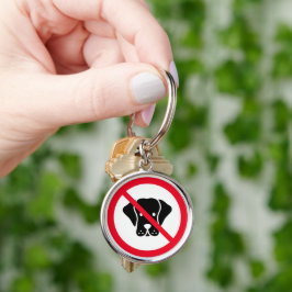 Geen honden toegestaan teken | Premium-Sleutelhang Sleutelhanger