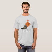 Geen honden verkeersbord t-shirt (Voorkant volledig)