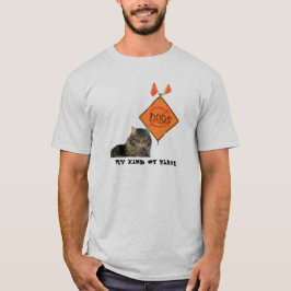 Geen honden verkeersbord t-shirt