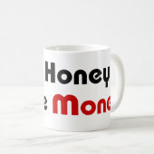 Geen honing meer geld koffiemok (Voorkant rechts)