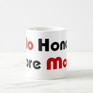 Geen honing meer geld koffiemok