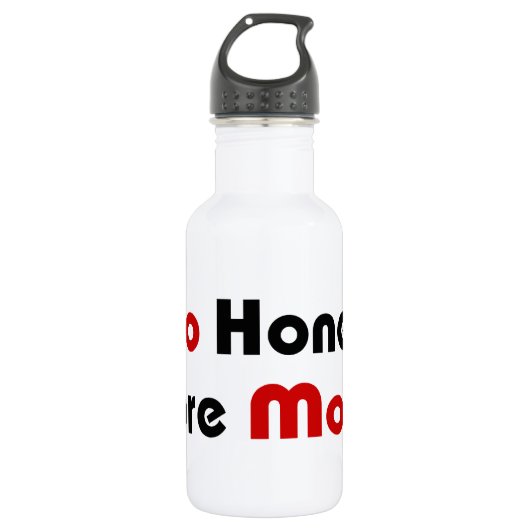 Geen honing meer geld waterfles  (Voorkant)