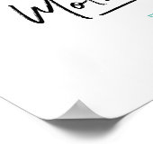 Geen Hood als Motherhood Moederdag Poster (Hoek)