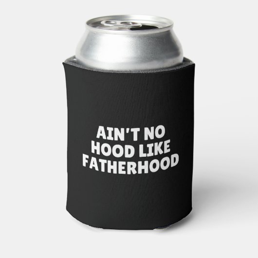 Geen hood zoals vaderschap blikjeskoeler (Blikje Achterkant)