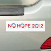Geen hoop 2012 bumpersticker (Op auto)