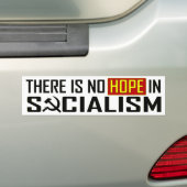 Geen hoop in het socialisme bumpersticker (Op auto)