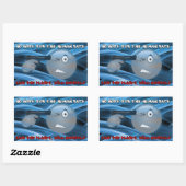 Geen hoop rokerige blauwe Sticker (Vel)