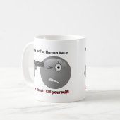 Geen Hope Emoticon Logo Koffiemok (Voorkant links)