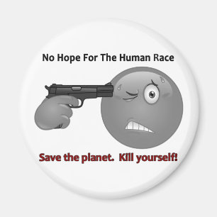 Geen Hope Emoticon Logo Magneet