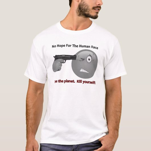 Geen Hope Emoticon Logo T-shirt (Voorkant)