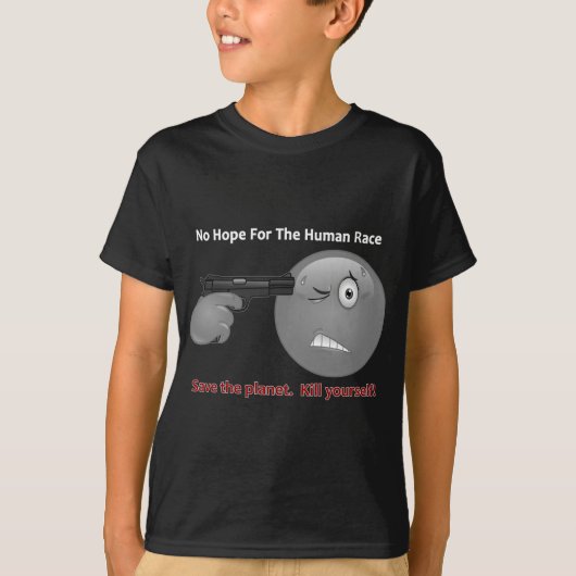 Geen Hope Emoticon Logo T-shirt (Voorkant)