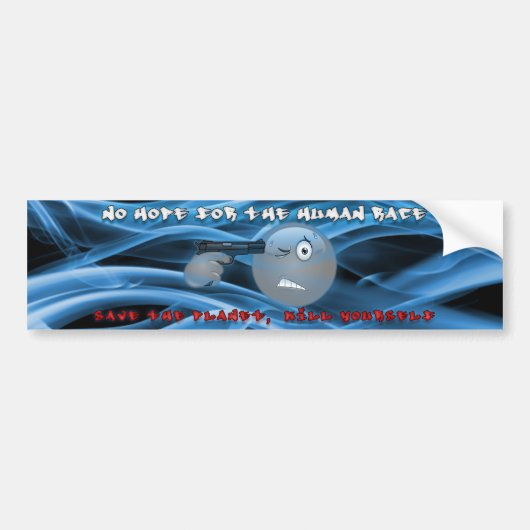 Geen Hope Smoky Blue Bumpersticker (Voorkant)