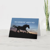 Geen Horsin' Around Kaart (Voorkant)