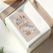 Geen houtlanddieren, duizelig dorp tot en van etiket