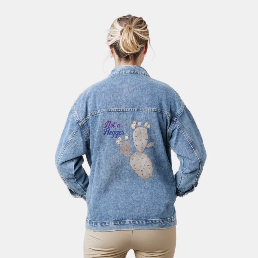 Geen hugger denim jacket (Model)