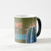 GEEN HUGGER - grappige cactus sociale afstand! Magische Mok (Voorkant rechts)