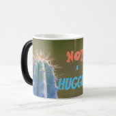 GEEN HUGGER - grappige cactus sociale afstand! Magische Mok (Voorkant links)