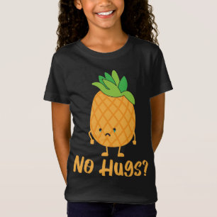 Geen hugs Pineapple Lover Tropisch fruit T-shirt
