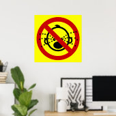 GEEN Huilbaby's ⚠ Thais Luchthavenschild ⚠ Poster (Thuiskantoor)