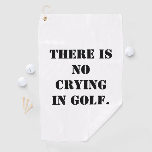 Geen huilende golfhanddoek (Insitu)