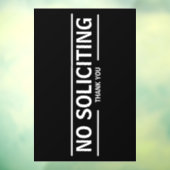 GEEN HUIS-AAN-HUIS VERKOOP RAAMSTICKER (Vel 3)