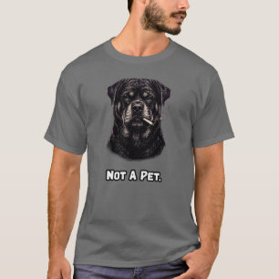Geen huisdier Loale metgezel beschermer hond liefh T-shirt