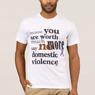 Geen huiselijk geweld meer t-shirt