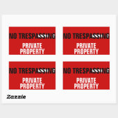 Geen huisvredebreuk stickers (Vel)