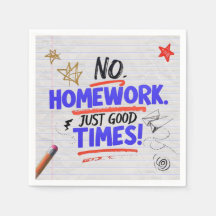 Geen Huiswerk Alleen Leuke Tijden Grappig Schoolfe