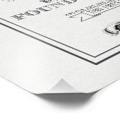 Geen humoristisch teken opvragen foto afdruk (Hoek)