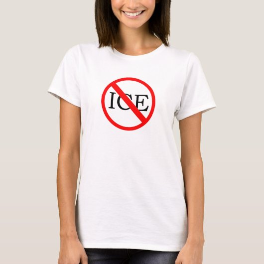 "GEEN ICE" Dames T-Shirt (Voorkant)