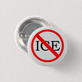 "GEEN ICE" knop Ronde Button 3,2 Cm (Voorkant /achterkant)