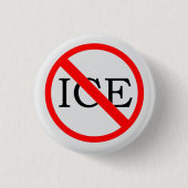 "GEEN ICE" knop Ronde Button 3,2 Cm (Voorkant)