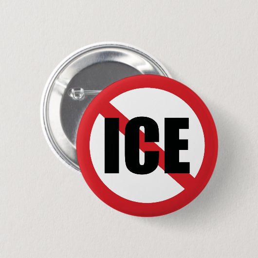 Geen ICE Ronde Button 5,7 Cm (Voorkant /achterkant)