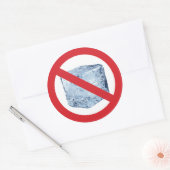 Geen ICE Ronde Sticker (Envelop)