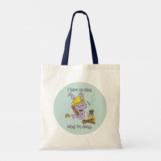 Geen idee Bunny Tote Bag (Achterkant)
