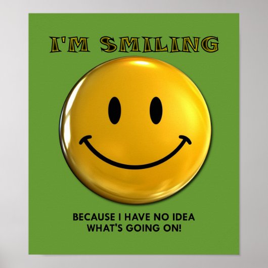 Geen idee Poster (Voorkant)