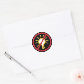 Geen idee ronde sticker (Envelop)