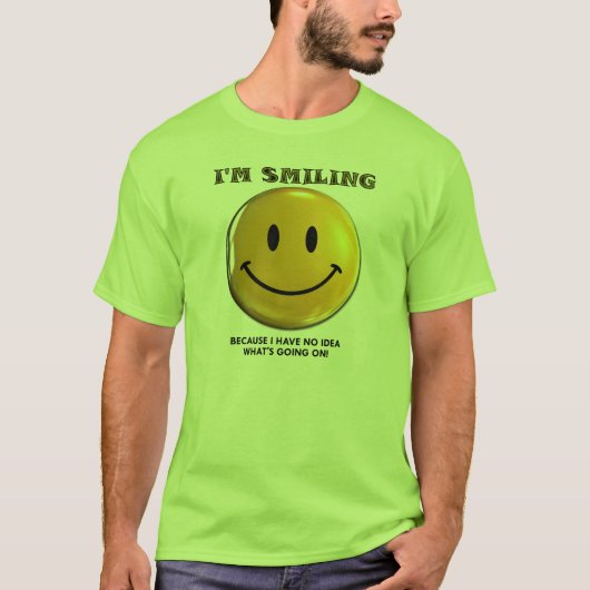 Geen idee T-shirt (Voorkant)