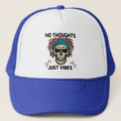 Geen idee van alleen maar bloemen trucker pet (Voorkant)