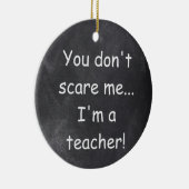 Geen idee voor scholier-chalkboard-design keramisch ornament (Rechts)