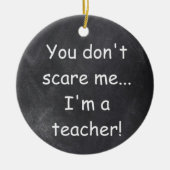 Geen idee voor scholier-chalkboard-design keramisch ornament (Voorkant)