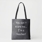 Geen idee voor scholier-chalkboard-design tote bag (Voorkant)
